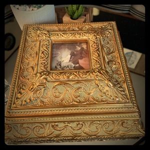 Beautiful makeup or jewelry storage box